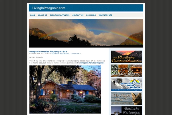 Blue Box theme site design template sample