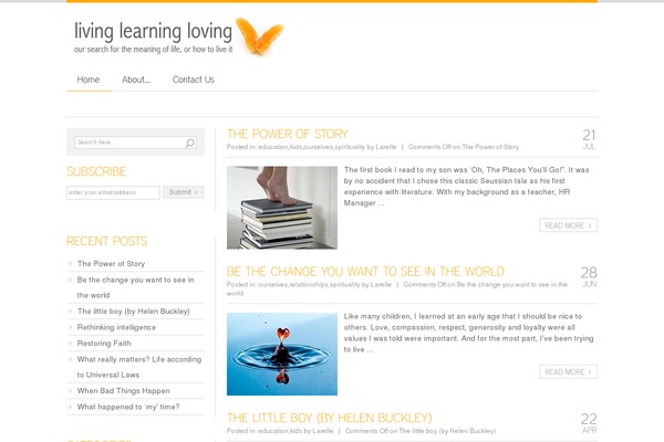 Vilisya theme site design template sample