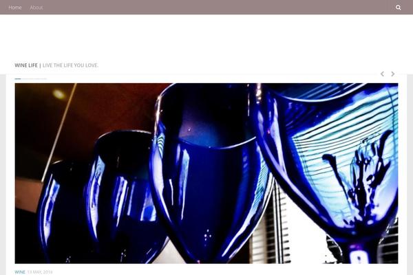 Hueman theme site design template sample