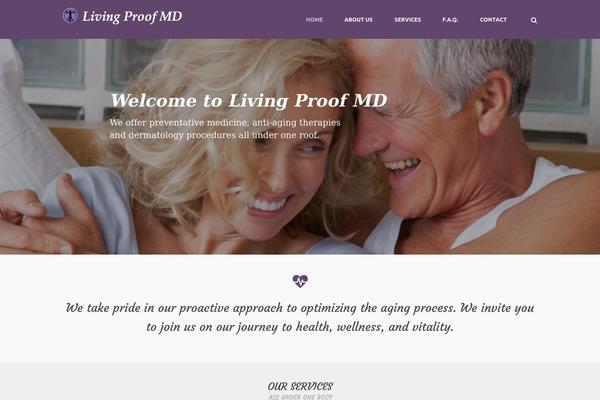 Quince theme site design template sample