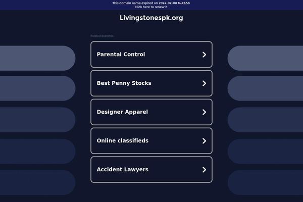 livingstonespk.org site used Alhambra