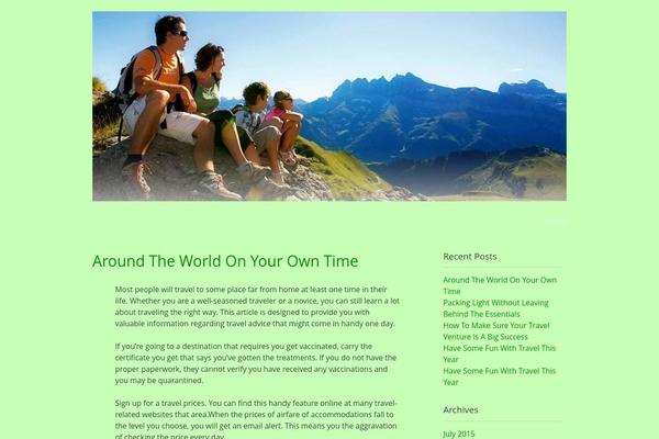 Kirumo theme site design template sample