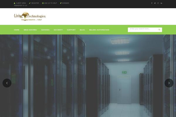 Cloudhost theme site design template sample