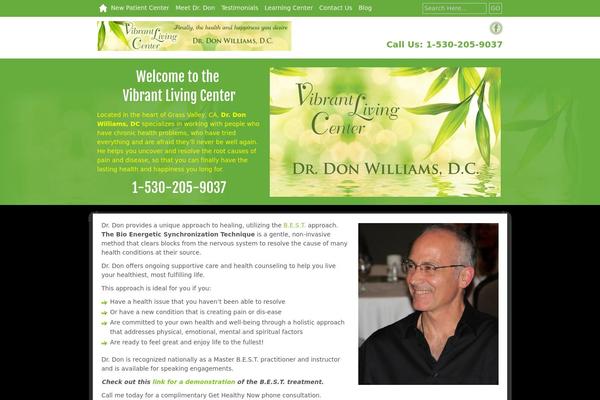 livingvibrantly.com site used Dayspa