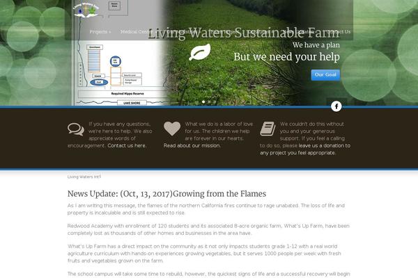 Site using Font Awesome More Icons plugin