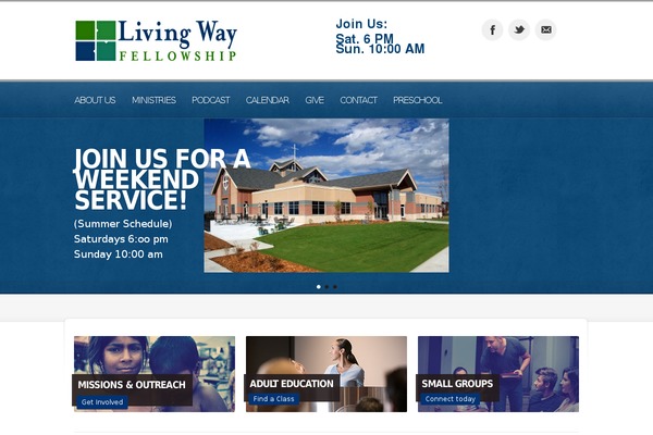 Churchope theme site design template sample
