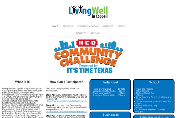 Site using Event Calendar plugin