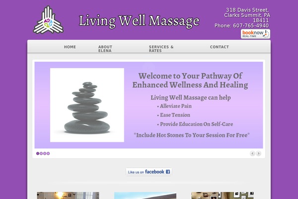 livingwellmassagepa.com site used Freshysites