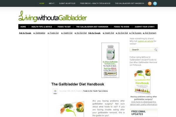 livingwithoutagallbladder.net site used Libera