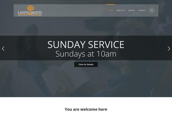 Church-suite theme site design template sample