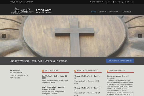 livingwordpetaluma.com site used Modalitypro