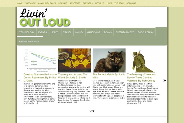 livinoutloudmag.com site used Livinoutloud_2