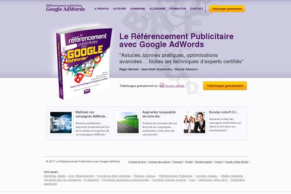eBook theme site design template sample