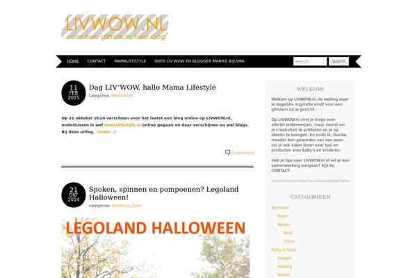 Adelle theme site design template sample