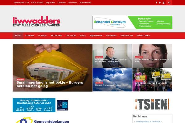 Noticia theme site design template sample