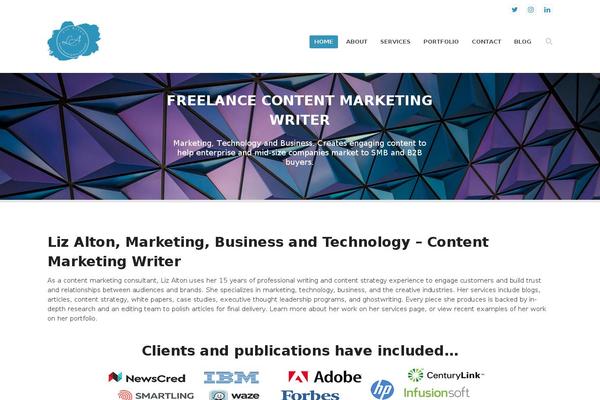 Site using Aq-page-builder plugin