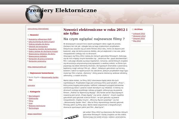 Global News theme site design template sample
