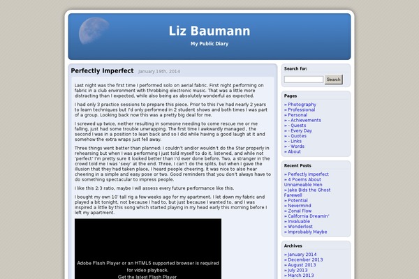 Geekery theme site design template sample