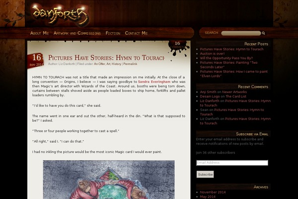 lizdanforth.com site used Manaobscura