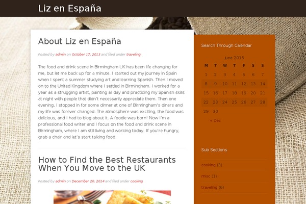lizenespana.com site used Espressionista