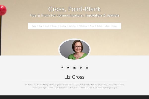 Organic_profile theme site design template sample