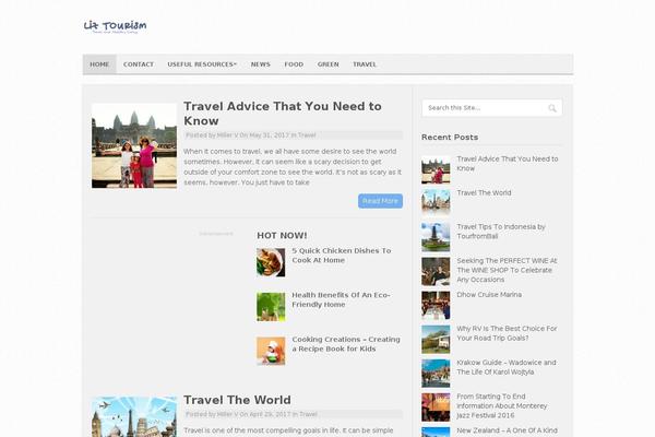Minimalist theme site design template sample
