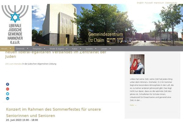 Site using Events Maker by dFactory plugin