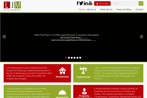 Site using Cyclone Slider plugin