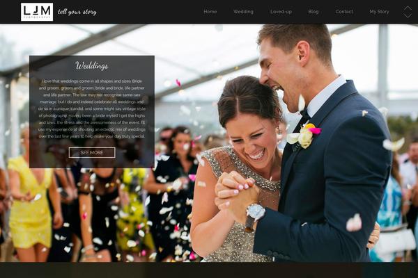 Full Frame theme site design template sample
