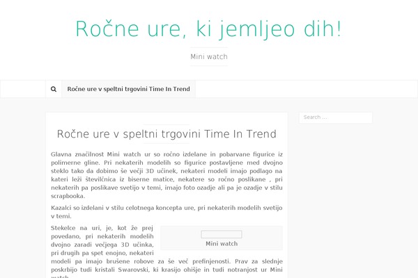 Coeur theme site design template sample