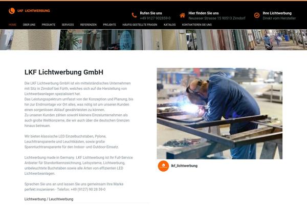 lkf-lichtwerbung.de site used Fabrique
