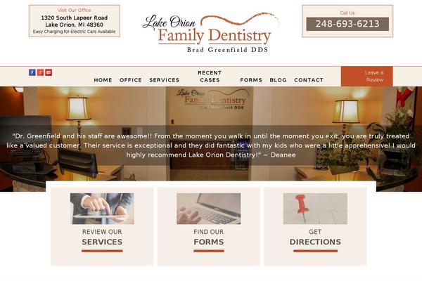 GreenField theme site design template sample