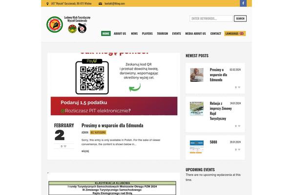 Sports-club theme site design template sample