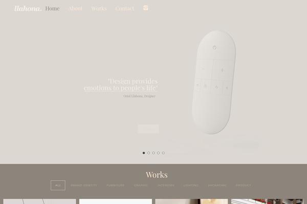 Oshine theme site design template sample