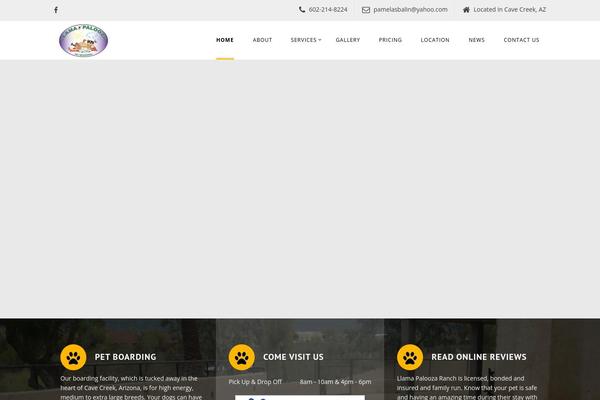 PetCare theme site design template sample