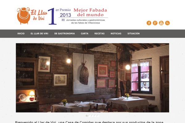 Restaurateur theme site design template sample
