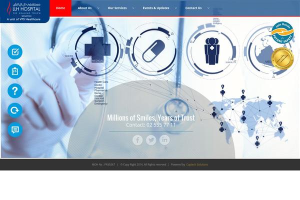 Lifeline theme site design template sample