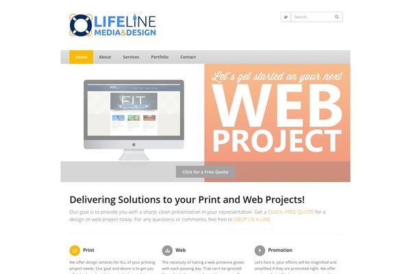 Backbone theme site design template sample