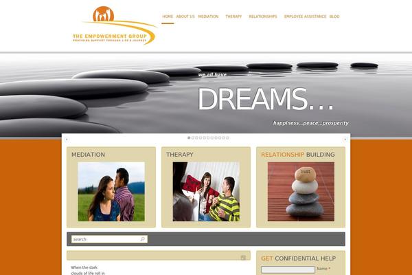 Panacea theme site design template sample