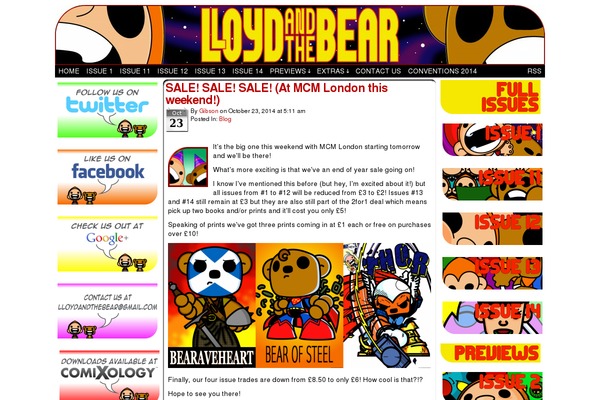 ComicPress theme site design template sample