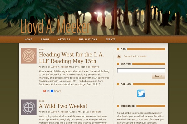 Wayfarer theme site design template sample