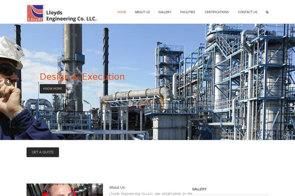 Constructo theme site design template sample