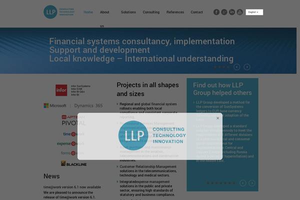 llpgroup.com site used Llpcrm