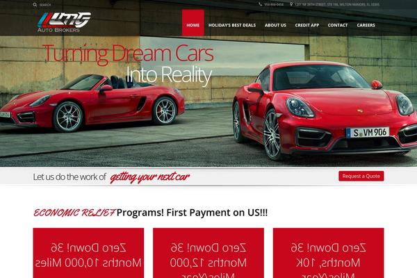 Automotive Car Dealership Business WordPress Theme theme site design template sample