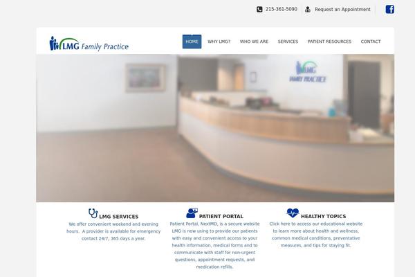 Sterling Child theme site design template sample