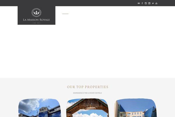 Site using Gdlr-hostel plugin