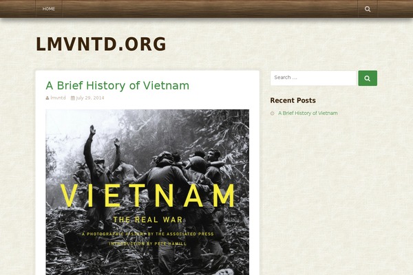 Natura theme site design template sample