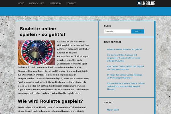 Trope theme site design template sample