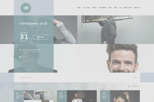 Eventica-wp theme site design template sample