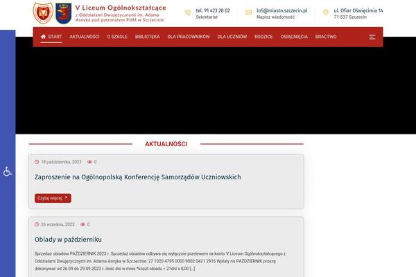 Site using Screenreader plugin